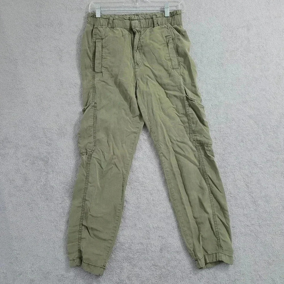 Sanctuary Anthropologie Casual Green Cargo Jogger Pants  S  4CT - Picture 1 of 8